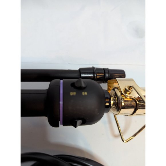 Hot Tools Pro 24K Gold Plated Curling Iron Wand Long Lasting Heat 1" 8' Cord - Picture 5 of 8